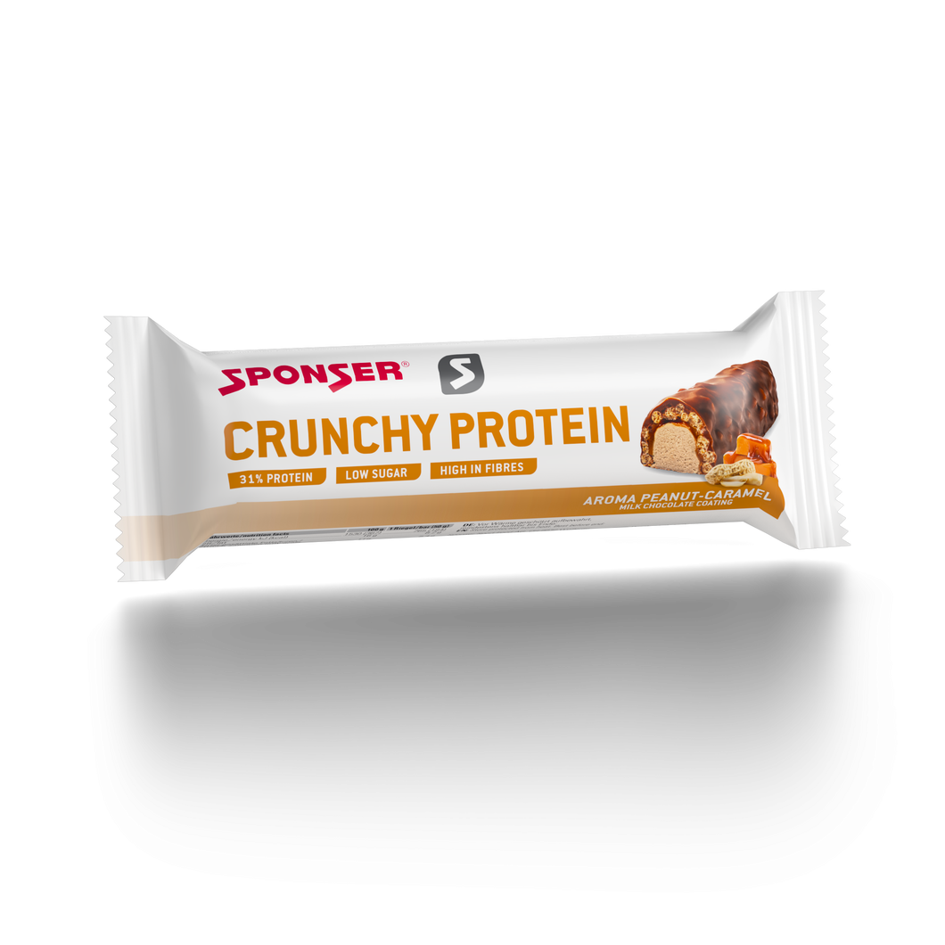 SPONSER CRONCHY PROTEIN BAR PEANUTS-CARAMEL 6 x 50g